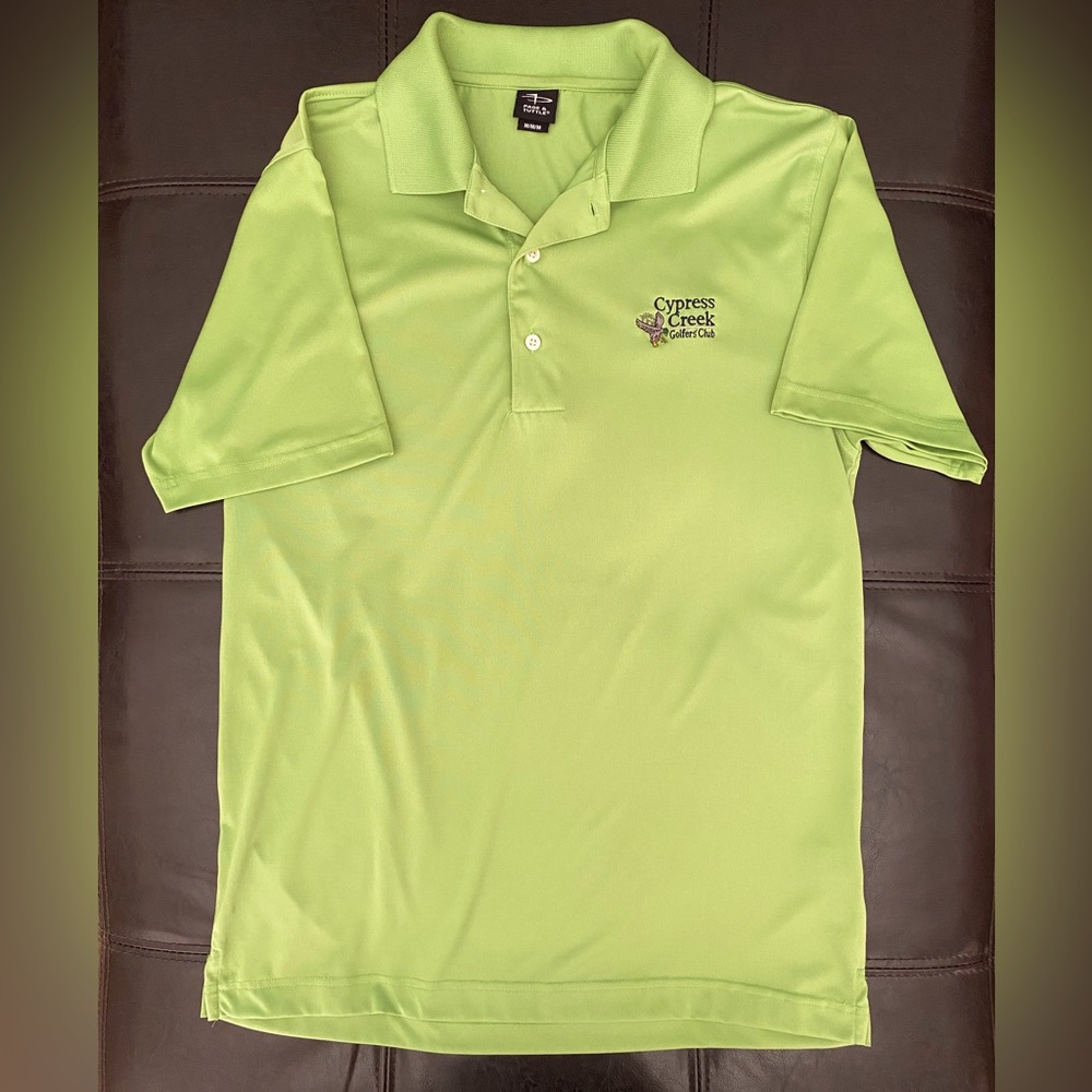 Page & Tuttle Cypress Creek Golfers’ Club Green Golf Polo Shirt Men's M.